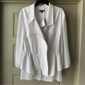 Land Bryant White Layered Jacket